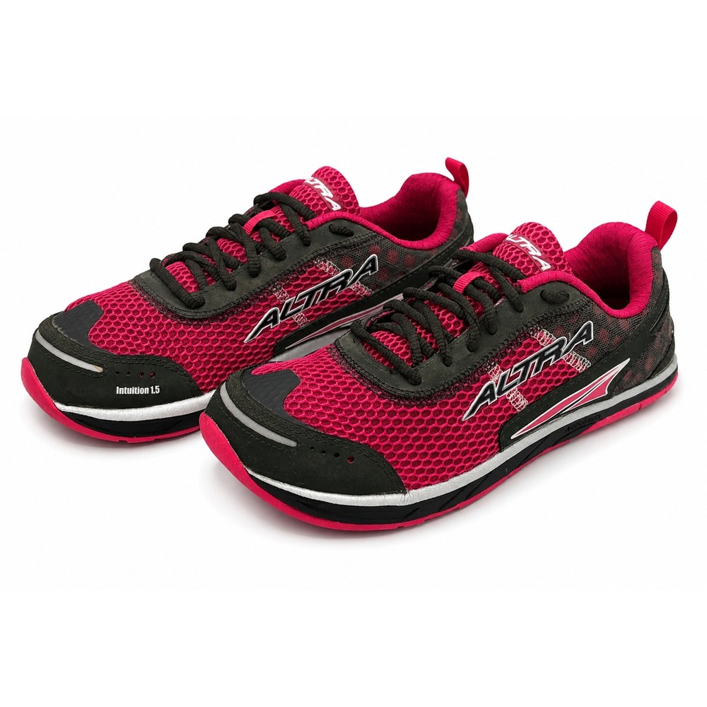 Altra Intuition 1.5 Womens Size 7.5 Pink Black Zero Drop Road Running Shoes Gym